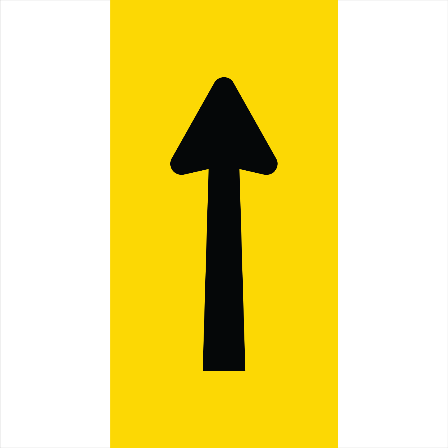 upwards-arrow-300x600mm-printflex-low-cost-fast-turnaround